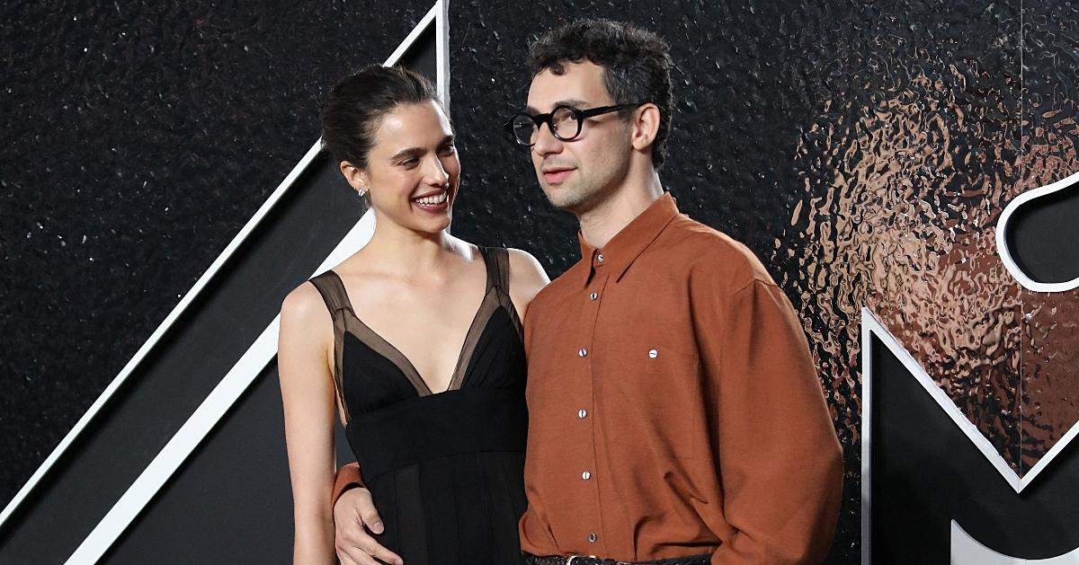 Jack Antonoff and Margaret Qualley attend VMAs