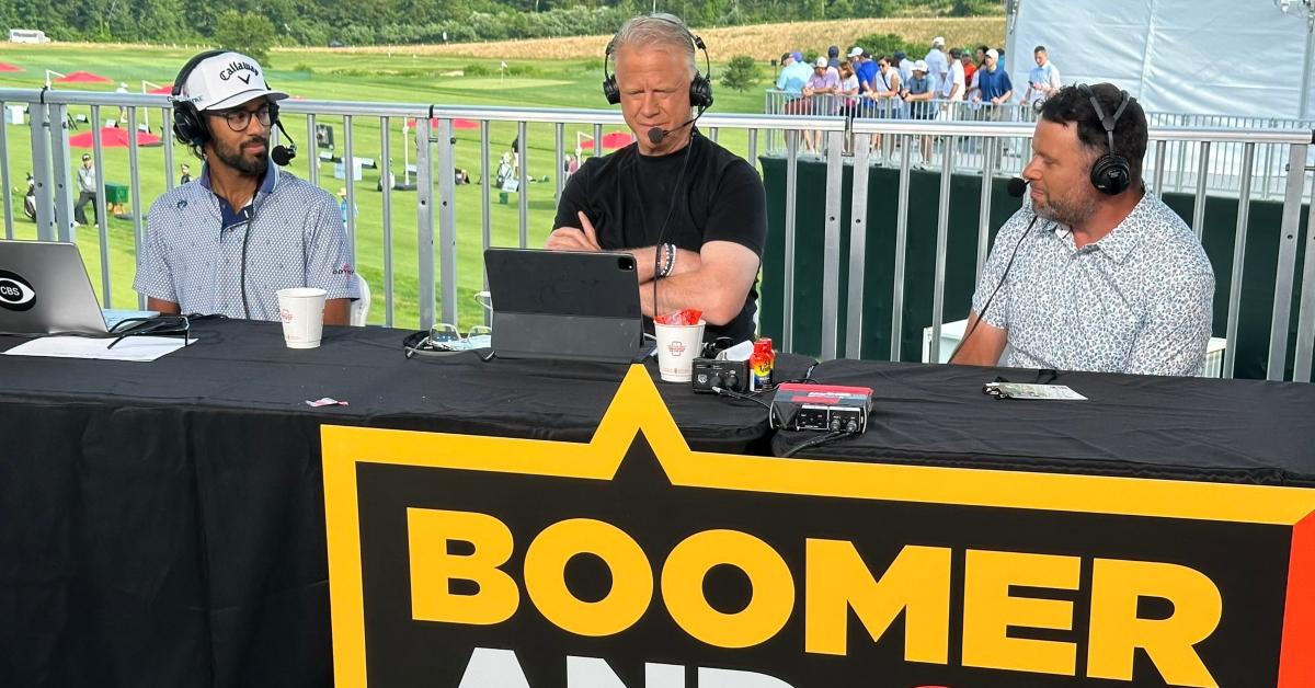 Boomer broadcasts with the show from the PGA Golf Tour.