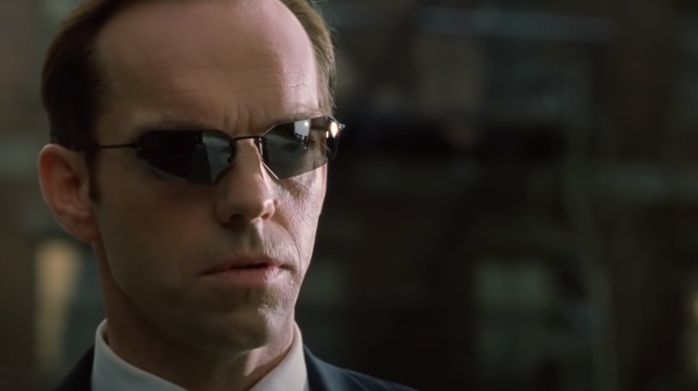 Hugo Weaving  Hugo weaving, The matrix movie, Agent smith