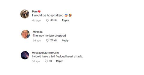 Commenters are shocked by the video of the baby eating airport gum