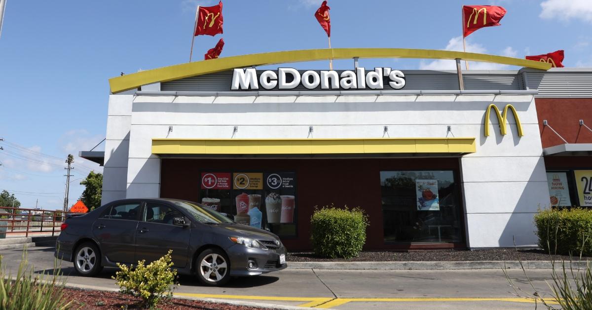 McDonald's restaurant in San Leandro, California. 