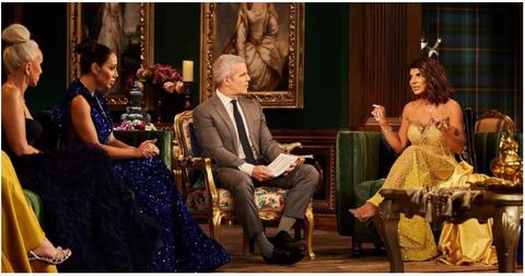 (l-r): Margaret Josephs, Melissa Gorga, Andy Cohen, and Teresa Giudice at the RHONJ Season 13 reunion