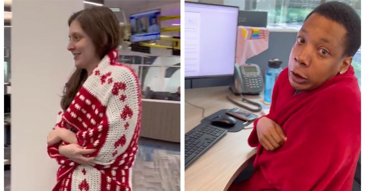 Women's Winter Is an Actual Thing in Office Buildings