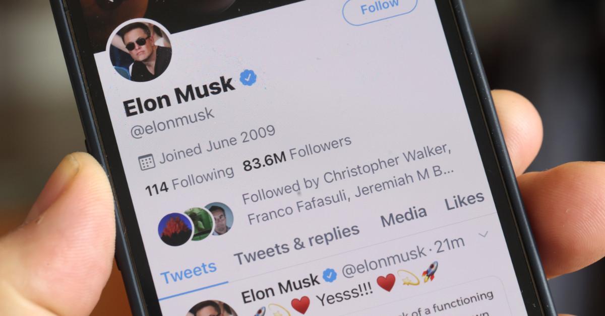 Elon Musk's Twitter profile