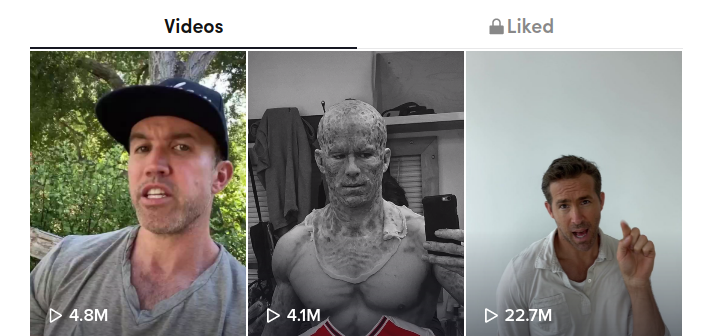 Rob McElhenney, Ryan Reynolds, TikTok