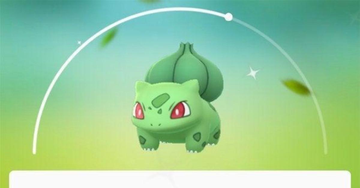 Shiny Bulbasaur.