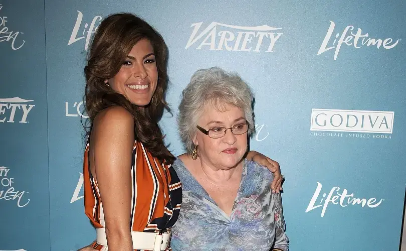 Actress Eva Mendes and her mother attend Variety's 2nd Annual Power Of Women Luncheon at the Beverly Hills Hotel on September 30, 2010 in Beverly Hills, California