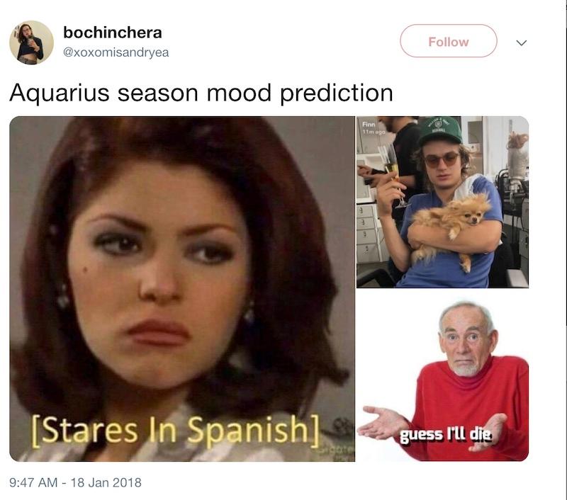 aquarius season meme