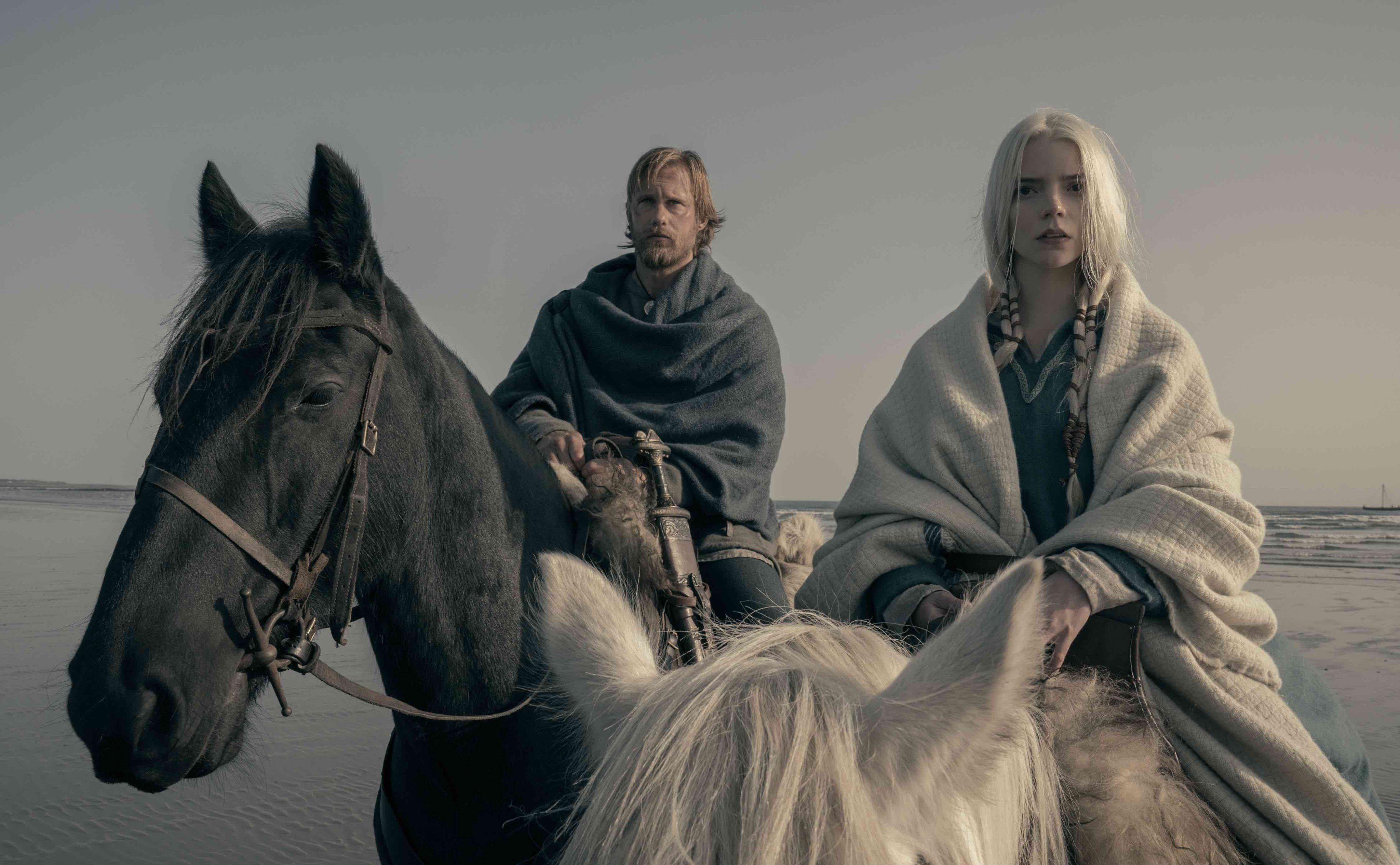Alexander Skarsgård and Anya Taylor-Joy in 'The Northman.'
