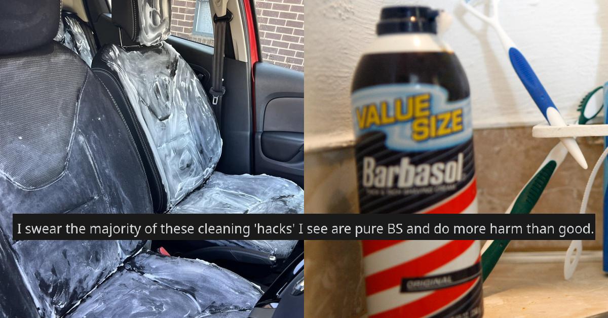 Car Seat Shaving Cleaning Fail Goes Viral