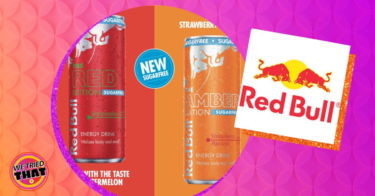 Red Bull Red Edition Sugar Free and Red Bull Amber Edition Sugar Free