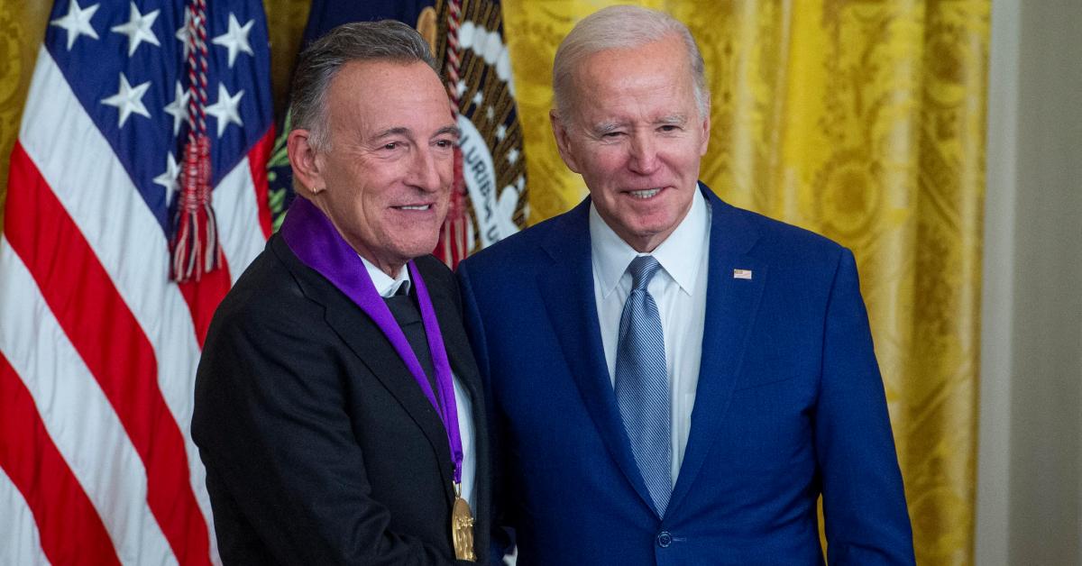 Bruce Springsteen and POTUS Joe Biden