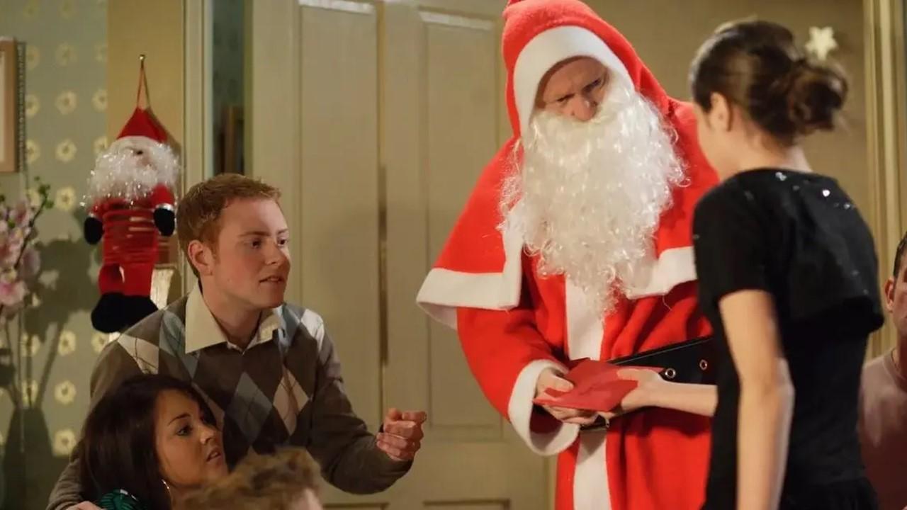 A Christmas scene from 'Eastenders'  