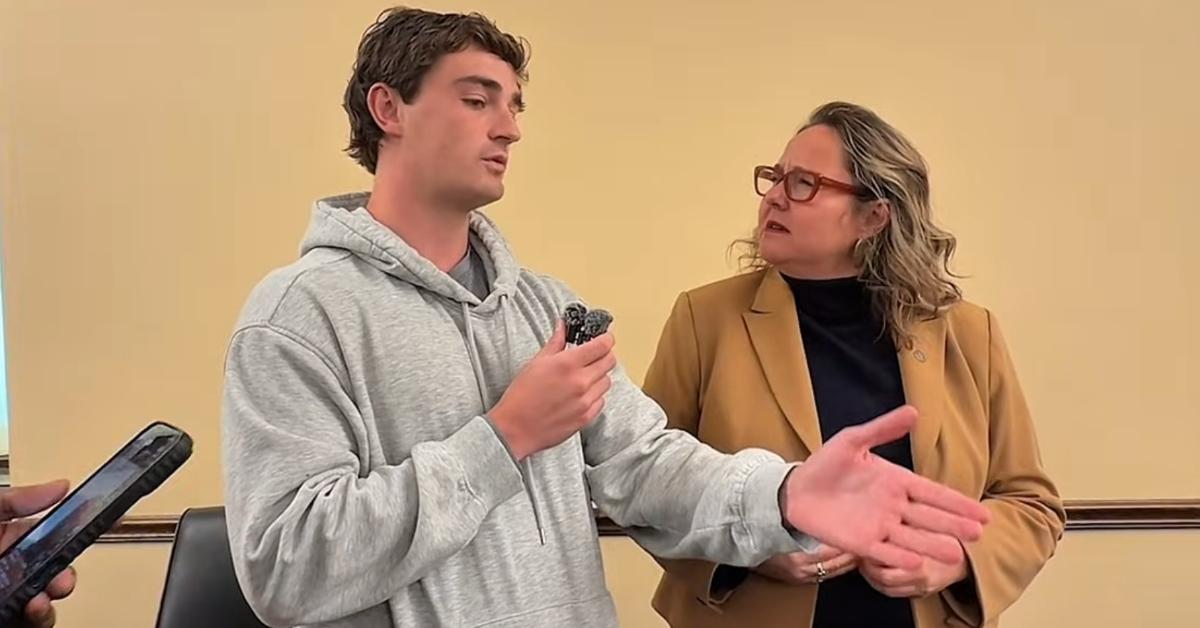 Nick Shirley confronts a Minnesota lawmaker