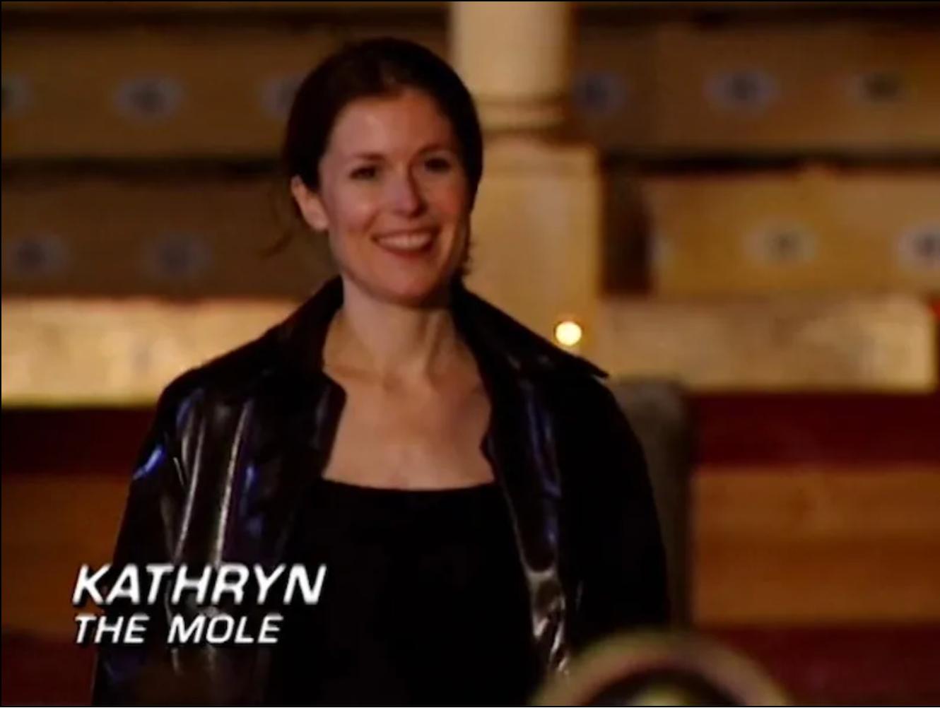 Kathryn Price in Season 1 of 'The Mole' 