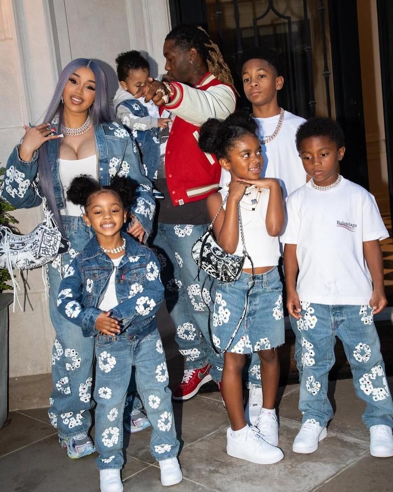 cardi b offset kids
