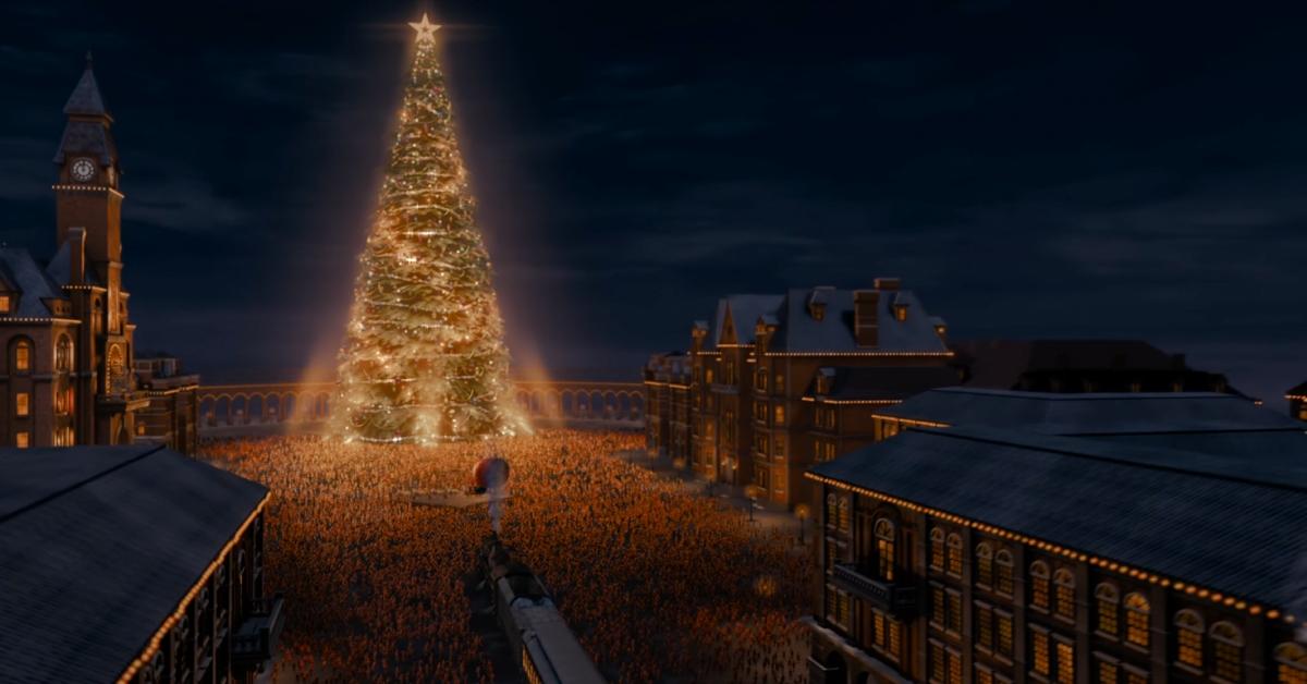 the north pole in the polar express