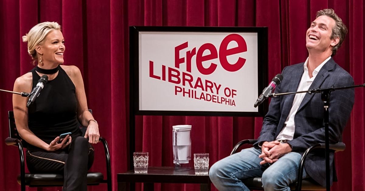 Megyn Kelly and Douglas Brunt discuss his book at conversation at the Free Library in Philadelphia