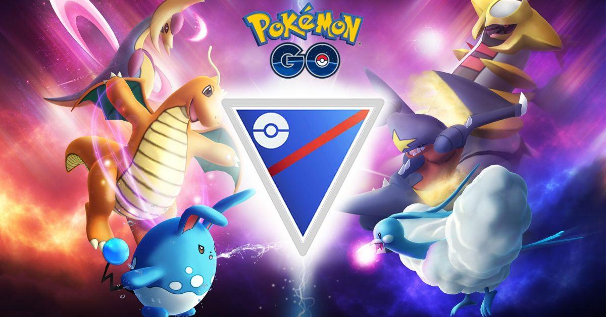 Pokémon GO monsters surrounding the Great League logo.
