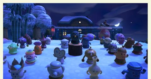 Gyroids in 'New Horizons'