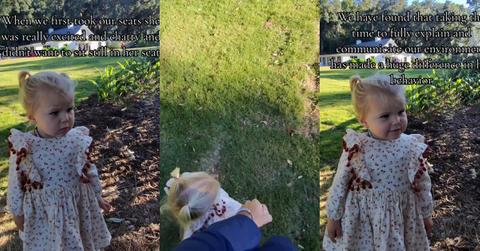 2 Year Old Gets Pep Talk Before Wedding, Is on Best Behavior