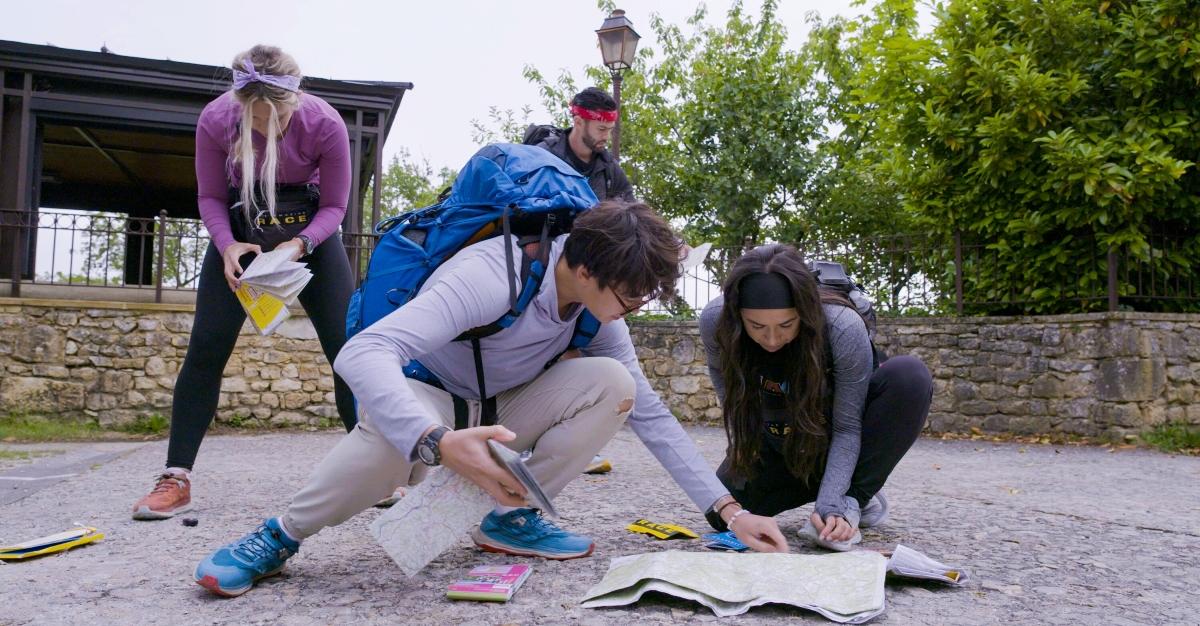 Claire, Luis, Derek, and Michelle on 'The Amazing Race'