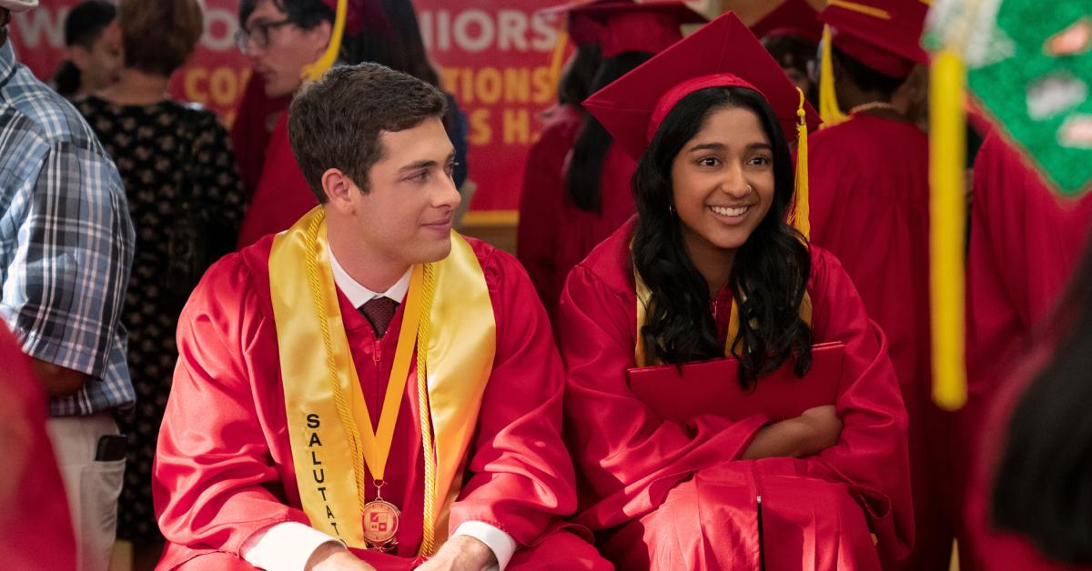 Ben and Devi at their high school graduation in Season 4 of 'Never Have I Ever'