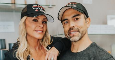 (l-r): Tamra and Eddie Judge in CUT Fitness merch