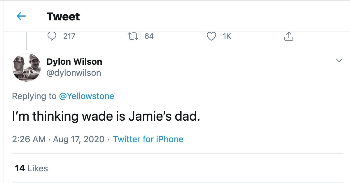 jamie dutton real dad yellowstone