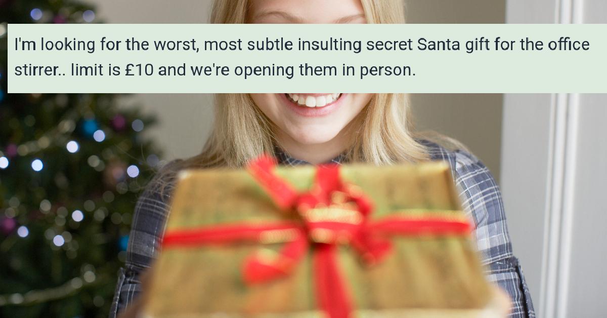 Insulting Secret Santa Gifts