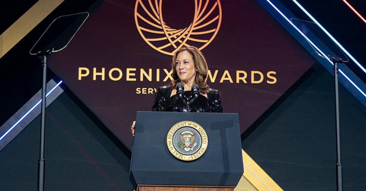 Kamala Harris at the Phoenix Awards. 