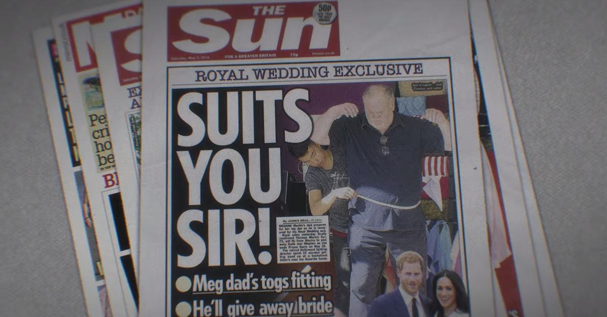 Thomas Markle tabloid photo