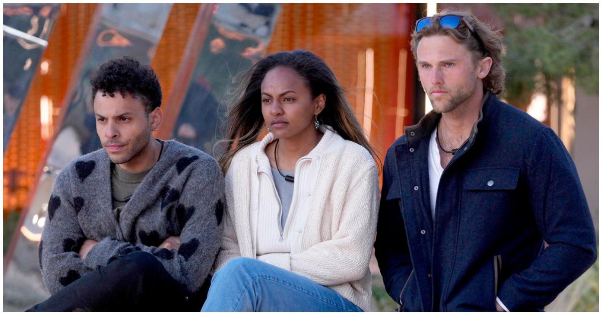 (l-r): Marcel Cunningham, Nina Twine, Christopher Shulstad on 'The Anonymous' season finale.