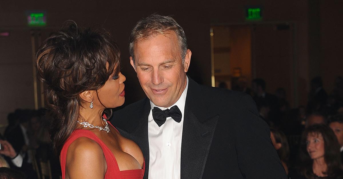 (l-r) Whitney Houston and Kevin Costner in 2008