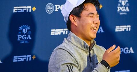 Tom made quite the muddy splash, and it was a sight to behold.