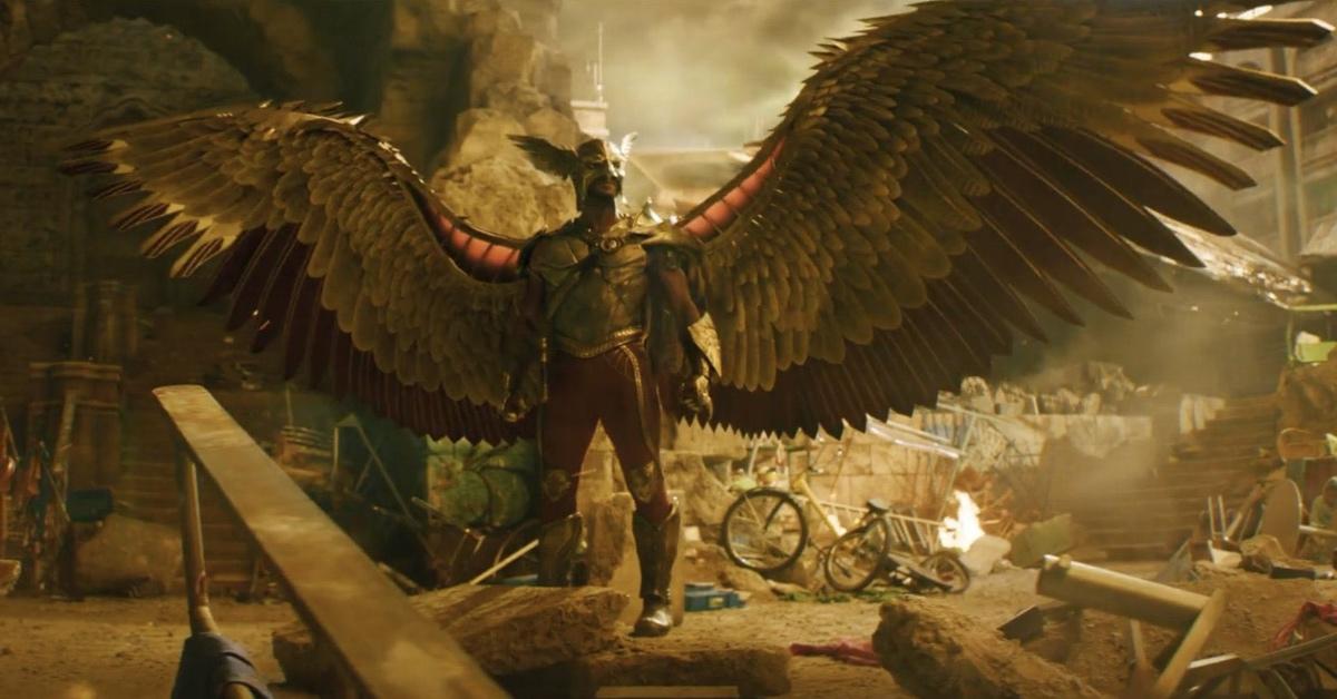 Hawkman (Aldis Hodge) in 'Black Adam.'