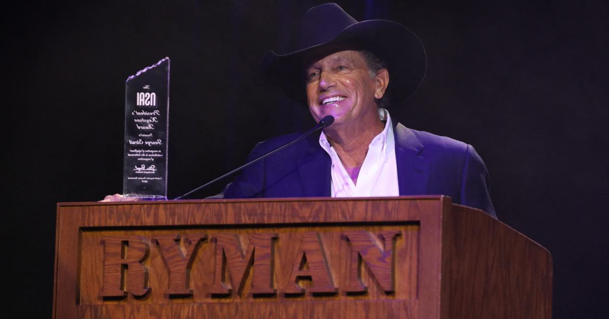 George Strait at the 2nd Annual Nashville Songwriter's Awards in 2019.