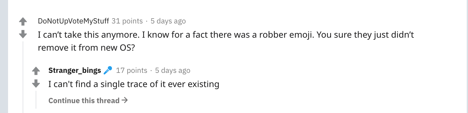 robber emoji reddit