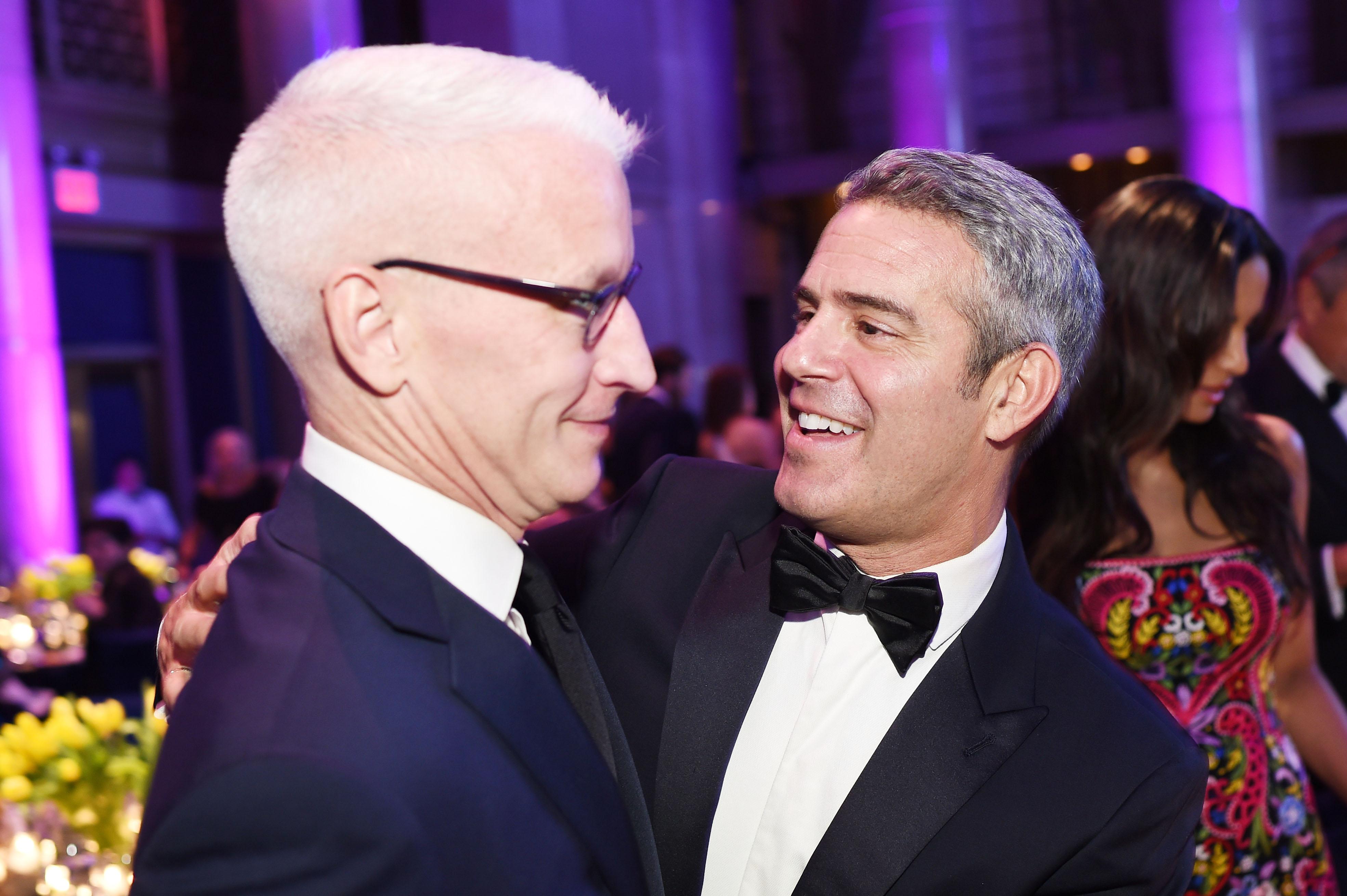 Anderson Cooper and Andy Cohen