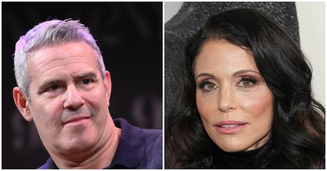 (l-r): Andy Cohen and Bethenny Frankel