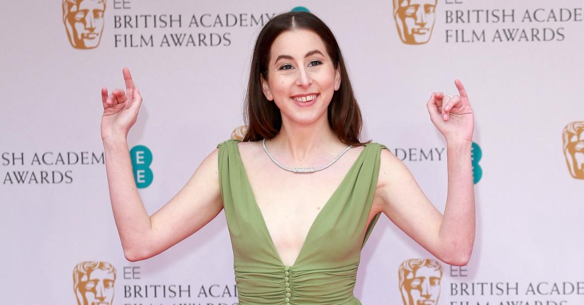 Alana Haim attends the BAFTAs in 2022.