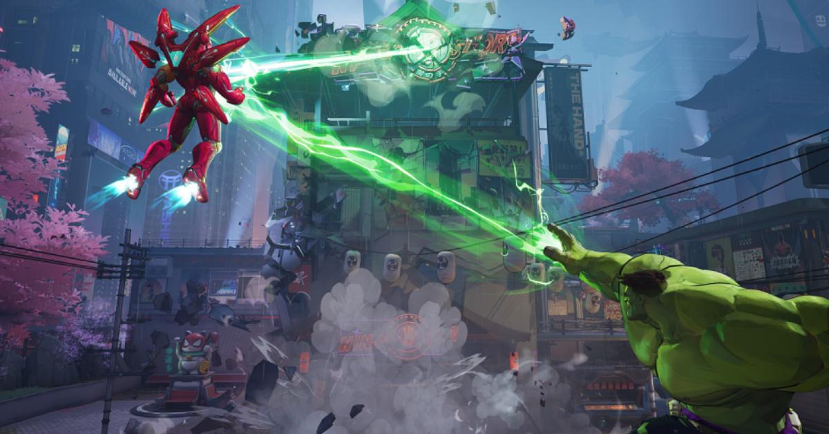 'Marvel Rivals' gameplay featuring Iron Man and the Hulk.