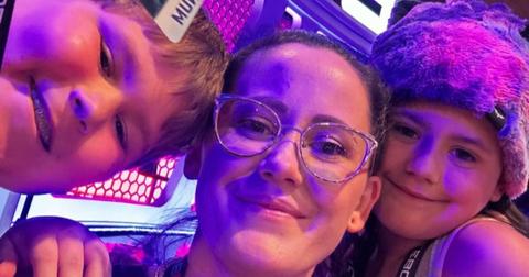 Jenelle Eason and her two kids.