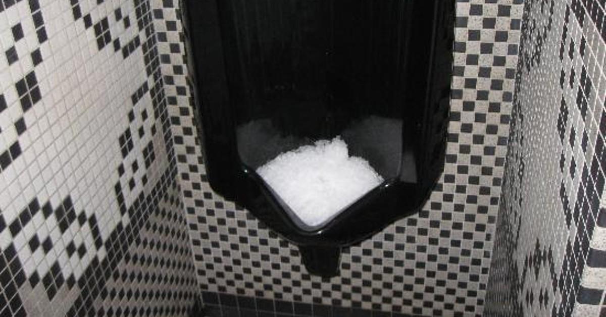 Ice in Urinal