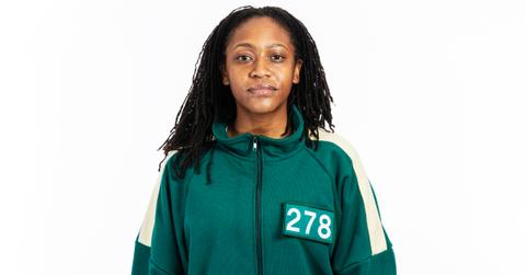 Player 278, Ashley Tolbert, in 'Squid Game: The Challenge.'