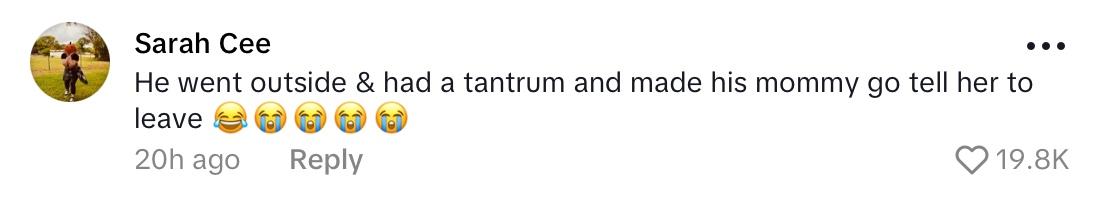 Comment on viral post about woman being bullied out of 4th of July party.