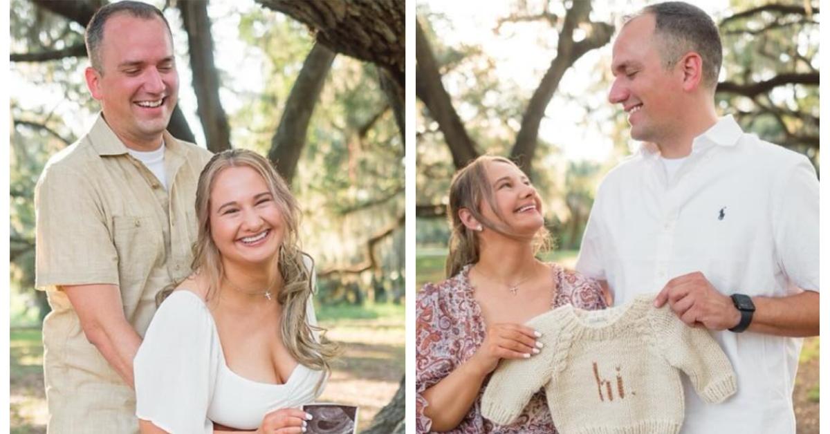 Gypsy Rose Blanchard and Ken Urker pose for baby announcement photos