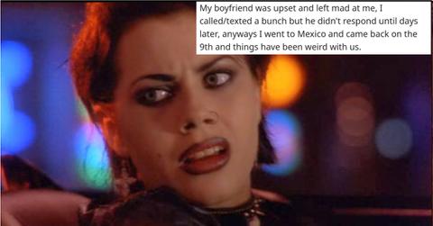 woman bf moms funeral cover