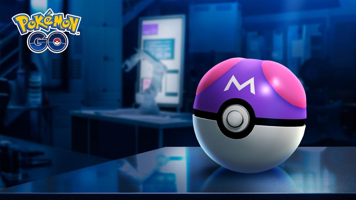 'Pokémon GO' Close-up on a Master Ball inside a lab.