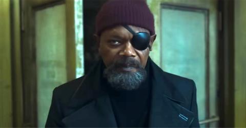 Nick Fury with his eye patch in 'Secret Invasion'